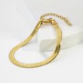 Fashion Stainless Steel Snake Chain Bracelet for Women.