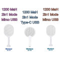 Weidasi Mosquito Rechargeable 1200 MaH Bat with Lure Light Insect bugs Lamp Stand Holder USB Charging Cable Included Multifunction Electric Swatter 959 979 980. 