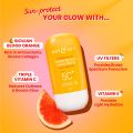 Dot & Key Vitamin C + E Super Bright Sunscreen SPF 50- 50gram (seal open box). 