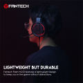 FANTECH HQ53 FLASH LIGHTWEIGHT RED ACCENT LIGHTING GAMING HEADSET. 