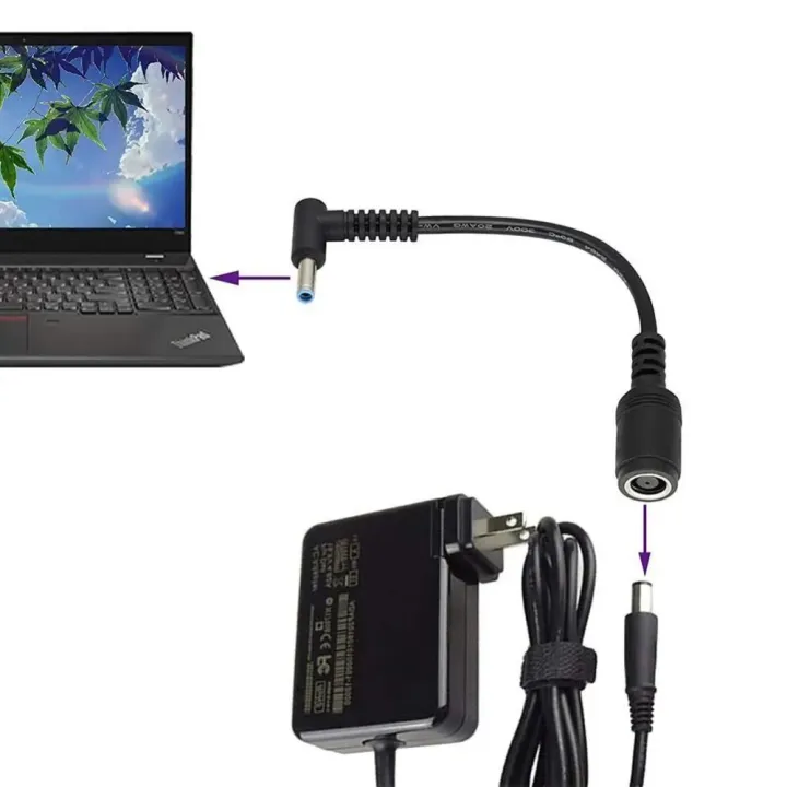 Power%20Adapter%20Connector%20Converter%207.4mm%20To%204.5mm%20DC%20Power%20Charger%20Converter%20For%20HP%20Dell%20Blue%20Tips%20Great%20Replacement%20Tip%20Power%20Adapter%207.4x5.0mm%20to%204.5x3.0mm%20Converter%20DC%20Adapter%20Connector%20Cable%20-%20Image%204