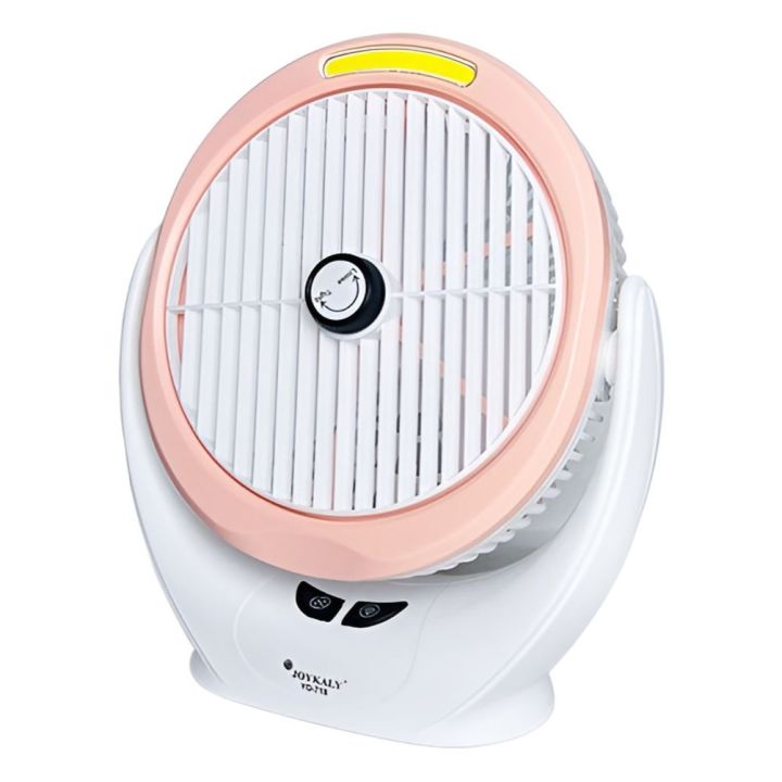 JOYKALY%20YG-718%20Rechargeable%202400mAh%20Lithium%20Battery%20Strong%20Wind%20Portable%20Fan%20With%20LED%20Lamp%20-%20Image%205