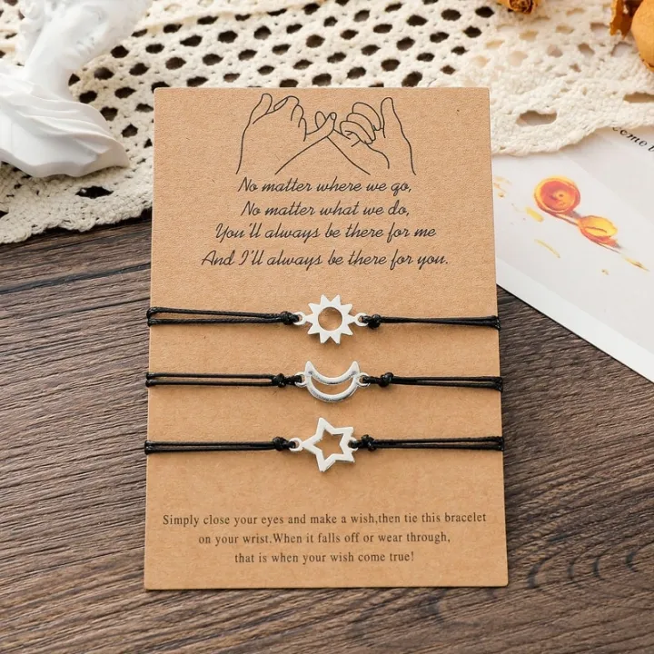 3%20Pcs/Set%20Friendship%20Card%20Bracelets%20Long%20Distance%20Relationship%20Promise%20Bracelet%20Party%20Birthday%20Gift%20for%20Best%20Friends%20Sisters%20-%20Image%205