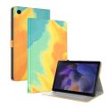(COD Available)For Samsung Galaxy Tab А9 Watercolor Pattern Flip Leather Case.