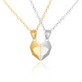 Personality Magnet stone necklace Elegant Unique Heartbreak design Votive stone pendant Fashionable Trendy Heartbreak clavicle chain necklace for Daily wear Party accessory Gift for loved ones Statement jewelry Symbol of love Gift idea Fashion enthusiasts.