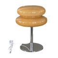 Retro Egg Tart Lamp Mid Century Modern Mushroom Lamp USB Desk Lamp Trichromatic Dimming Living Room Atmosphere Lamps D.