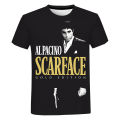 Scarface Tony Montana 3D print T-shirt hot movie Harajuku streetwear cool T shirt men women fashion casual personality tops tees. 