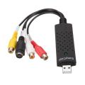 USB 2.0 To RCA Cable Adapter Converter Audio Video Capture Card Adapter PC CableS For TV DVD VHS Capture Device, VHS To PC DVD Video Audio Converter 3 RCA HD DVR. 