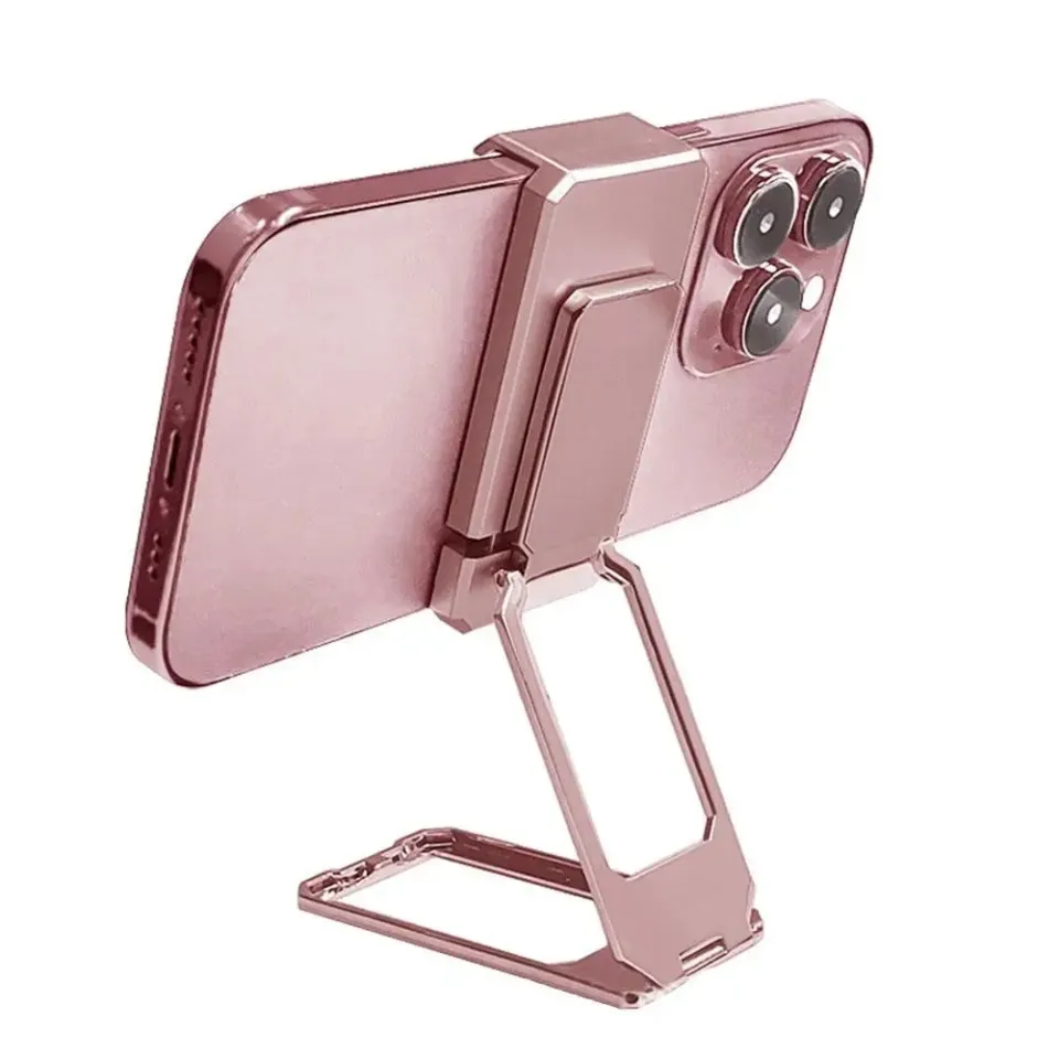 Phone Holder 360 Rotation Foldable Stand Back Clip Phone Holder