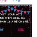 Baby Gender Reveal Board Gender Reveal Creative Voting Game. 