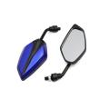 KOSO DABA M Rear view mirror. Universal Spider stylish Looking Glass for Motorcycle -Blue. 