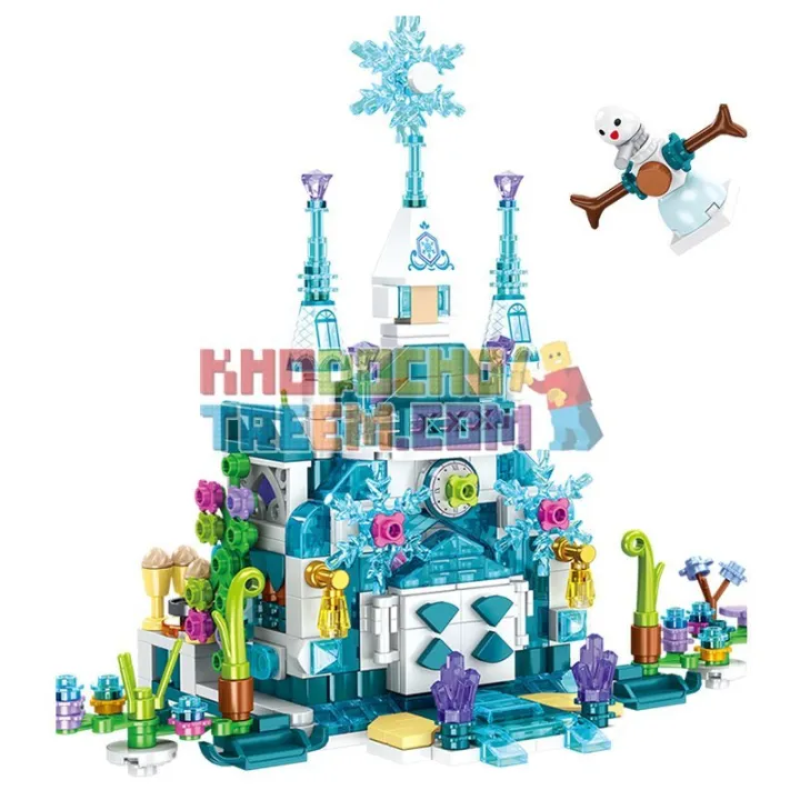 Disny%20Princess%20Frozen%20Anna%20Elsa%20Ice%20and%20Snow%20Grocery%20Store%20Building%20Blocks%20with%20Lighting%20Compatible%20%20Universal%20Girls%20Series(554+pcs)%20-%20Image%205