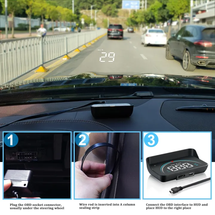 (New)M8%203.5%20inch%20Universal%20Car%20OBD2%20HUD%20Vehicle-mounted%20Head%20Up%20Display%20-%20Image%208