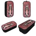 Kamado Nezuko Demon Slayer Pencil Cases Anime Pencilcases Pen Box for Student Large Storage Bag School Supplies Gift Stationery.