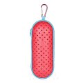 Swim Goggle Case For Swimming Goggles, EVA Carrying Case rose Red. 