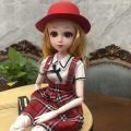 60cm dress up doll princess student costume girl kids school toys kindergarten gift Yi Tian Barbie.