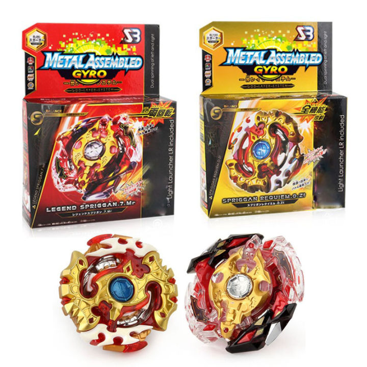 B-X TOUPIE BURST BEYBLADE Launchers B-100 Starter Spriggan Requiem.0..zt B-86 Starter Legend Spriggan.7.mr With Launcher