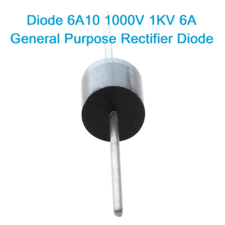 5Pcs-%20Diode%206A10%201000V%201KV%206A%20General%20Purpose%20Rectifier%20Axial%20Diode%206A10%20Silicon%20Junction%20Diode%20R-6%20Package%20Electrical%20Circuitry%20&%20Parts%20-%20Image%203