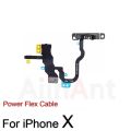Original Volume Buttons Mute NFC Wireless Charging FlashLight Power Flex Cable For iPhone X XR Xs Max Phone Parts.