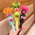 Fried hairy man boxing pen creative stress relief pen cartoon ballpoint pen student high value gel pen cute toy gifts. 