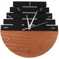 Wooden Wall Clock Modern Design Vintage Rustic Shabby Clock Quiet Art Watch Home Decoration A.