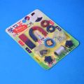 Kids Educational Magnet Set With Bar Ring U-shaped Magnets Science Experiment Kits Physics Labs for School. 