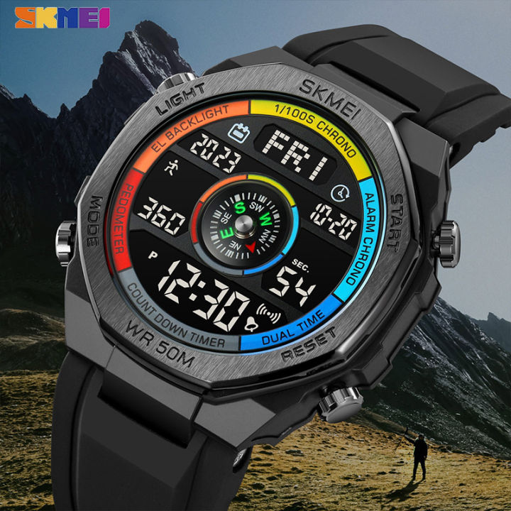 SKMEI%20Sports%20Electronic%20Watch%20Men's%20Outdoor%20Sports%20Compass%20Electronic%20Watch%20Multifunctional%20Waterproof%20LED%20Watch%202209%20-%20Image%204