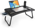 Mini Table With Drawer Waterproof Premium Finished Portable Foldable Laptop Desk Home Laptop Table Folding Laptop Table Laptop Stand - Laptop Table - Laptop Table - Laptop Table. 