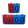 Sports Scoreboard Manual Score Flip Cards Lightweight Score Counter for Baseball Coaches Tennis Ball Basketball Football SnowWhite. 