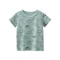 1 2 3 4 5 6 7 8 9 Years Old Kids Boys T-Shirts 100% Cotton Short Sleeve Animals Cartoon Clothes Children Kids Summer Tops TeeS. 