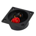 3X New Square Board Binding Post Speaker Box Terminal Cup Wire Cable Box Connector.