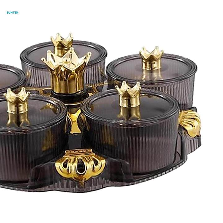Divided%20Serving%20Tray%20Portable%20Decorative%20Appetizer%20Tray%20Rotatable%20Snack%20Platter%20for%20Cakes%20Cookies%20-%20Image%209