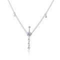 1pc Rhinestone Dangle Belly Button Ring With Waist Chain Drop Pendant Navel Piercing Stainless steel for Women Body Jewelry. 