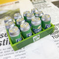 1:12 miniature coke dozen set mini drink bottle model supermarket scene food play doll house ornaments. 