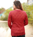 Exclusive Hand Knit Fashionable Stylish and Comfortable Short Cardigan for Women Free Size. 