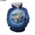 Jumeast  Men Women 3D Sweatshirt Starry Sky Planet Universe Night View Oversized Coat Streetwear Pullover Spring Autumn Hoodies. 
