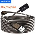 Active USB 2.0 Extension cable 20M/15M/3M/5M/10M USB 2.0 Extender USB extension cord with booster USB male to female.