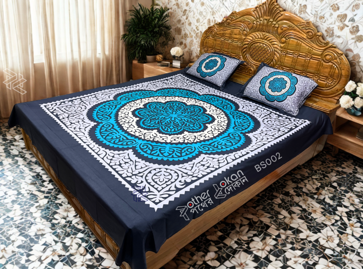 King%20Size%20Cotton%20Bed%20Sheet%20Set%20(7%20x%208%20Feet)%20with%20Two%20Pillow%20Covers%20%7C%20Home%20tex%20panel,%20best%20Quality%20beautiful%20design%20Multicolor%20Chador%20%7C%20Soft%20&%20Durable%20-%20Image%205