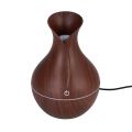 【Daily Necessities For Anyone Store】LED Wood Grain Air Humidifier Vase Shape Intelligent Induction Aroma Essential Oil Diffuser for Home. 