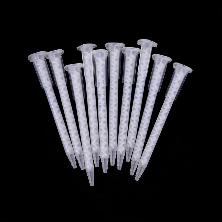 10pcs 50ML Dual Cartridge Epoxy Adhesive Applicator Static Mixer Mixing Nozzle XUANTING