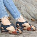 Fashion Women Sandals Sli On Round Female Slippers Casual Comfortable Outdoor Fashion 2023 Summer Flat Plus Size Shoes Women. 