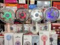 JY Super JY-2217 Multicolor AC DC Rechargeable Portable Mini Table Fan.