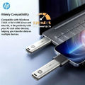 HP X796W USB3.2 Metal USB Flash Drive 256GB 128GB 64GB 32GB High Speed Sticks Creative Personality PenDrive. 