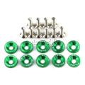10PCS M6 JDM Car Modified Hex Fasteners Fender Washer Bumper Engine Concave Screws Fender Washer License Plate Bolts Car.