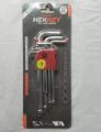 Hex Key 9-Piece set/ Allen Key 9pcs Set Long size SOLID Brand High quality. 