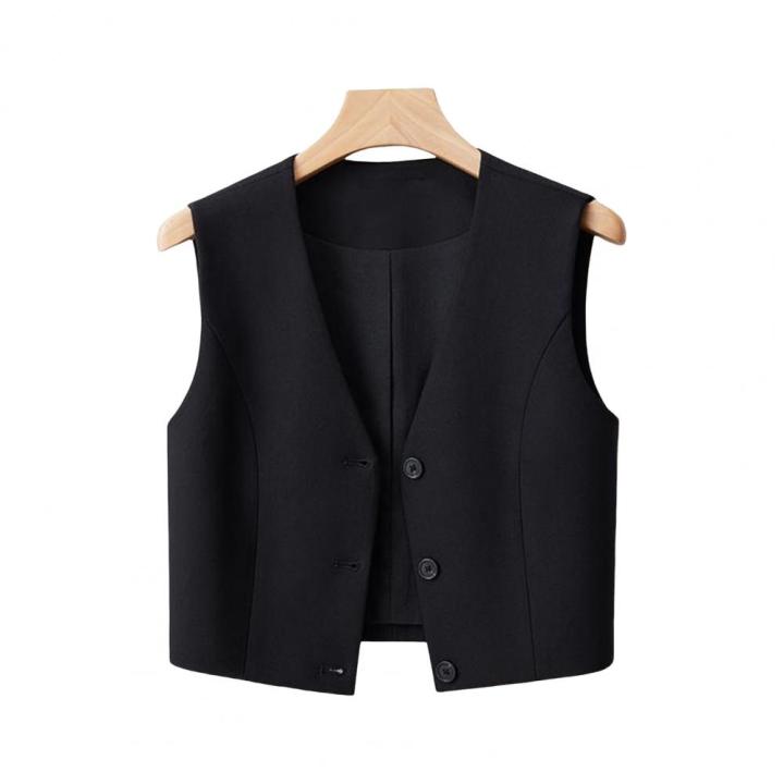 Women%20Vest%20Slim%20Fit%20Waistcoat%20Stylish%20Summer%20Women's%20Vest%20Shorts%20Set%20for%20Office%20Wear%20V%20Neck%20Waistcoat%20with%20High%20for%20Professional%20-%20Image%207