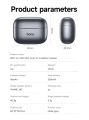Hoco EQ27 Original 100% Smart AI translation TWS Wireless Earbuds Bluetooth 5.4 Noise Cancellation ANC+ENC noise HIFI Stereo Built-In Microphone Support online translation in134 languages headset.