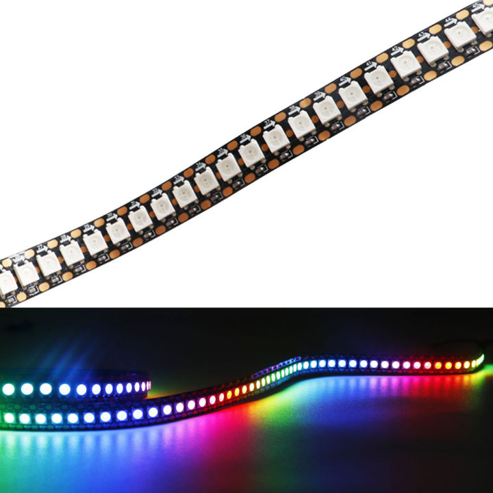 1-3M WS2812B WS2815 Led Strip 144 pixels/leds/m Addressable IC Smart 5050 RGB led Strip light IP30/IP65/IP67 DC5V/12V