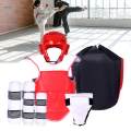 5x Taekwondo Protective Gear with Arm Leg Guards Boxing Headgear Full Protection for Grappling XXL.