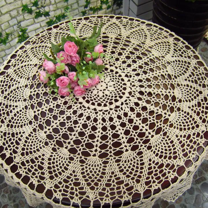 Round%20Cotton%20Hand%20Crochet%20Hollow%20Out%20Tablecloth%20Wedding%20Dining%20Table%20Cloth%20Cover%20-%20Image%204